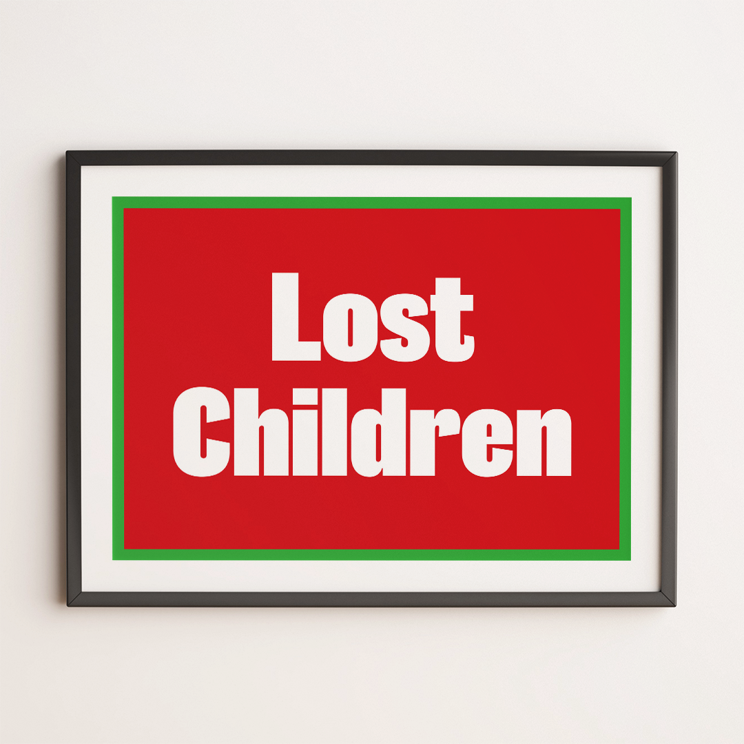 Jeremy Deller 'Lost Children' Print