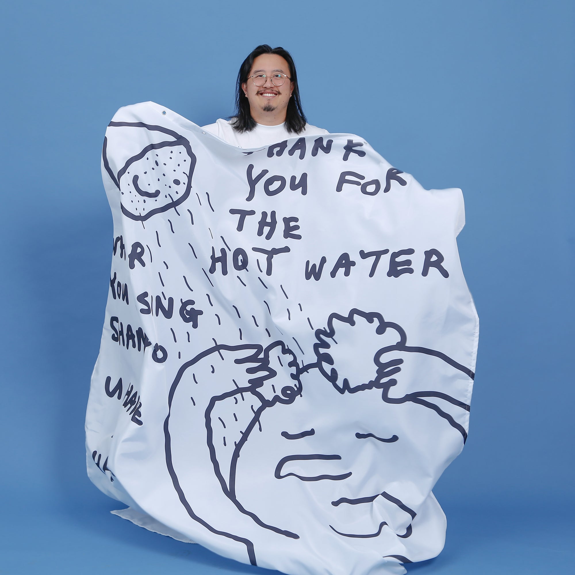 Jason Phu x ALPHA60 x RISING Shower Curtain